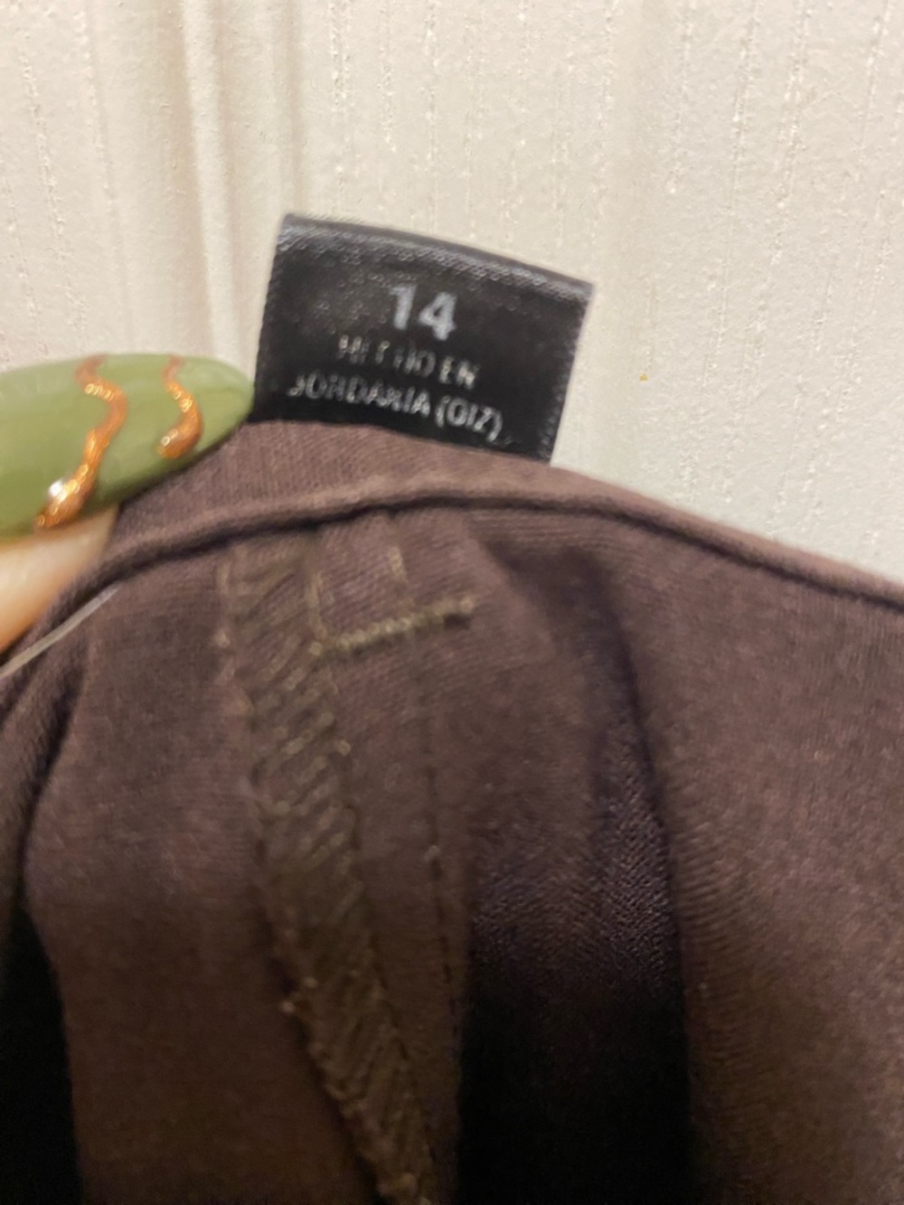 East 5th Wide-Leg Dress Pants in Brown - Picture 5 of 6